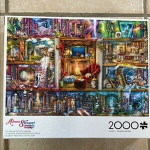 Buffalo Aimee Stewart Collection Puzzle - 2000 Pieces-The Grand Fiction Library